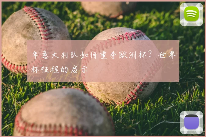 年意大利队如何重夺欧洲杯？世界杯征程的启示